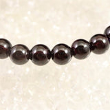 ヒマラヤ ガーネット 7mm玉ブレスレット 21.5ｇ (ID:72096)
