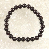 ヒマラヤ ガーネット 7mm玉ブレスレット 21.5ｇ (ID:72096)
