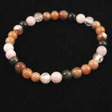 H&E社 フェナカイト ハートオブライト (AZOZEO)  6mm玉ブレスレット 証明書付 9.5g (ID:72107)