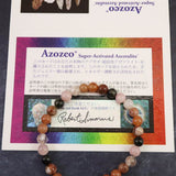 H&E社 フェナカイト ハートオブライト (AZOZEO)  6mm玉ブレスレット 証明書付 9.5g (ID:72107)