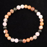 H&E社 フェナカイト ハートオブライト (AZOZEO)  6mm玉ブレスレット 証明書付 9.5g (ID:72107)