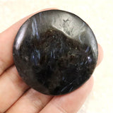 H&E社 アルベゾナイト アルベゾン閃石　45mmソーサー 27.8g (ID:72246)