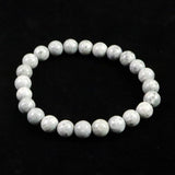 青海薬石 （新潟県糸魚川市） 8mm玉ブレスレット 証明書付 17.6ｇ　 (ID:72596)