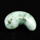 糸魚川翡翠  ヒスイ 小滝産 薄緑 31mm勾玉 ディレクトリカード付 11.51g (ID:73092)