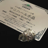 ヒマラヤ マニハール産水晶 18mm 原石 ペンダントトップ 証明書付き 6.09g (ID:73170)