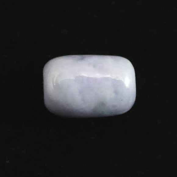 糸魚川翡翠  ヒスイ 小滝産 ラベンダー 9.6mm管玉 ビーズ ディレクトリカード付 0.85g (ID:73355)