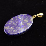 ラピスラズリ 25mmオーバル ペンダントトップ 7.1g (ID:73400)