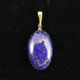 ラピスラズリ 25mmオーバル ペンダントトップ 7.1g (ID:73400)