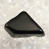 隠岐の島 黒曜石 17mm原石 磨き  ディレクトリカード付 1.8g (ID:73703)