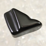 隠岐の島 黒曜石 17mm原石 磨き  ディレクトリカード付 1.8g (ID:73703)