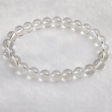 レムリアンシード 水晶 AAA 8mm玉ブレスレット 保証書付  19.00g (ID:73758)