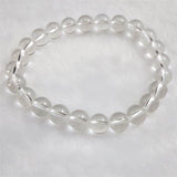 レムリアンシード 水晶 AAA 8mm玉ブレスレット 保証書付  19.00g (ID:73758)