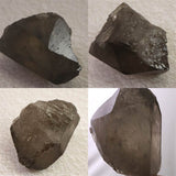 天然非加熱 ヒマラヤ ガウリンシャカール スモーキークォーツ 55mm ポイント  原石 セルフヒールド カテドラル 81.9g (ID:73777)