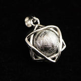 ギベオン 六芒星 ペンダントトップ 3.2g (ID:73910)