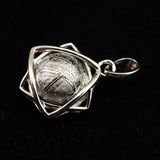 ギベオン 六芒星 ペンダントトップ 3.2g (ID:73910)