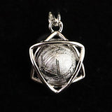 ギベオン 六芒星 ペンダントトップ 3.2g (ID:73910)