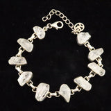 ロシア産 フェナカイト 15mm 原石 10石 ブレスレット 17.36g 鑑別書付 (ID:74181)