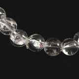 ヒマラヤ水晶 アイリスクォーツ 8ミリ玉ブレスレット　17.8g (ID:74308)