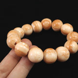 龍宮舎利石　タイ龍宮洞穴産　天眼　16mm玉ブレスレット 78.4g (ID:74501)