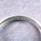 ロシア産 フェナカイト 9X7mmファセットカット リング 13.5号 (ID:74709)