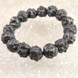 エジプト産 メテオライト 珪化鉄隕石 原石 プレスレット 110g (ID:74864)