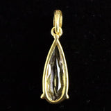 ロシア産 フェナカイト 11.9mm ドロップ カット ペンダントトップ 証明書付 2.65ct (ID:75122)