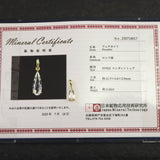 ロシア産 フェナカイト 11.9mm ドロップ カット ペンダントトップ 証明書付 2.65ct (ID:75122)