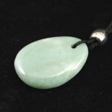 H&E社 ブルーグリーン アゼツライト（AZOZEO)　タンブル　コードペンダント 7.0g (ID:75160)