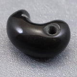 隠岐の島 黒曜石 25mm勾玉 ディレクトリカード付 5.7g (ID:75179)