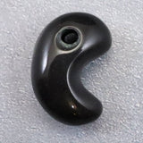 隠岐の島 黒曜石 25mm勾玉 ディレクトリカード付 5.7g (ID:75179)