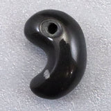 隠岐の島 黒曜石 25mm勾玉 ディレクトリカード付 5.7g (ID:75179)