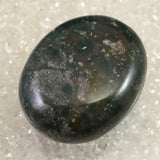 インド産　モスアゲート　パームストーン 110.4g (ID:75563)