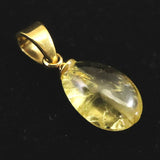 ブラジル産 ヘリオドール タンブル ペンダントトップ　0.63g (ID:75599)