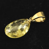 ブラジル産 ヘリオドール タンブル ペンダントトップ　0.63g (ID:75599)