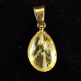 ブラジル産 ヘリオドール タンブル ペンダントトップ　0.63g (ID:75599)