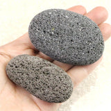 富士溶岩石 玄武岩 タンブル 2個セット ディレクトリーカード付 155ｇ (ID:75769)