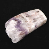 H&E社 サウラライトアゼツライト  (AZOZEO) アメジスト共生 タンブル 証明書付 12.7g (ID:75853)