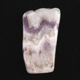 H&E社 サウラライトアゼツライト  (AZOZEO) アメジスト共生 タンブル 証明書付 12.7g (ID:75853)