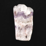 H&E社 サウラライトアゼツライト  (AZOZEO) アメジスト共生 タンブル 証明書付 12.7g (ID:75853)