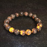 ユーパーライト  10mm玉ブレスレット 28.3g (ID:75857)