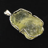 リビアンデザートグラス 43mm原石 ペンダントトップ 18.2g  (ID:75892)