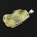 リビアンデザートグラス 43mm原石 ペンダントトップ 18.2g  (ID:75892)