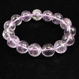 クンツァイト ３Aグレード 13.5mm玉ブレスレット 63.1ｇ　 (ID:75919)