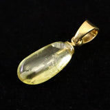 ブラジル産 ヘリオドール タンブル ペンダントトップ　0.57g (ID:75965)