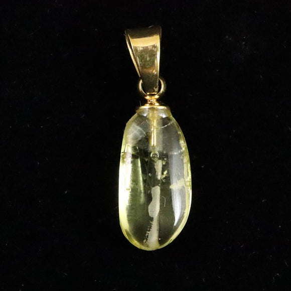 ブラジル産 ヘリオドール タンブル ペンダントトップ　0.57g (ID:75965)