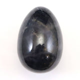 インド産 サファイア 結晶 41mmエッグ 蛍光 60.7ｇ (ID:76071)