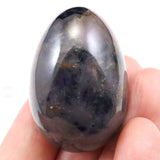 インド産 サファイア 結晶 41mmエッグ 蛍光 60.7ｇ (ID:76071)