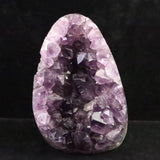 ウルグアイ産 アメジストドーム　83x92x125mm　クラスター 原石 台付 1.1kg (ID:76111)