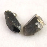 岐阜県中津川市蛭川産 黒水晶（モリオン） 原石 2個セット 10.7g (ID:76304)