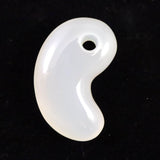 北海道 花石メノウ 瑪瑙 34mm勾玉 ディレクトリカード付 13.1g (ID:76473)